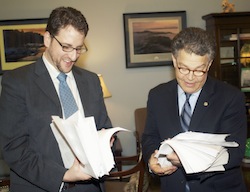 Senator 
Franken and Craig Aaron